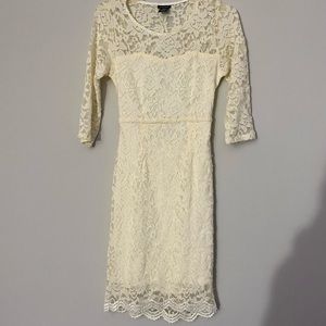 Vanilla Creme Lace Dress